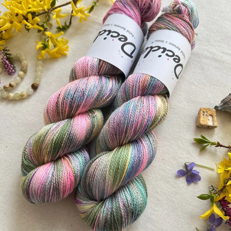 "Pastel Riot" merino/hedvábí 50/50 600m 