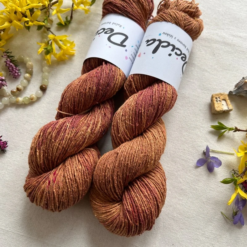 "Autumn Spice" - Buretové hedvábí 300m/100g