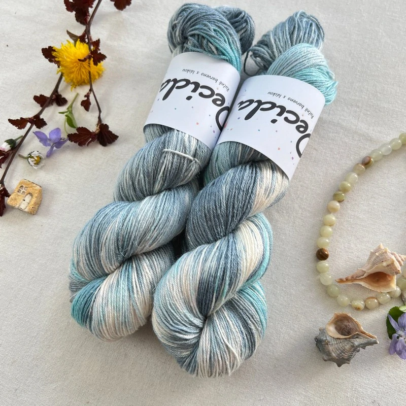 "Leandro" 60% merino 20% hedvábí 20% len 400m 