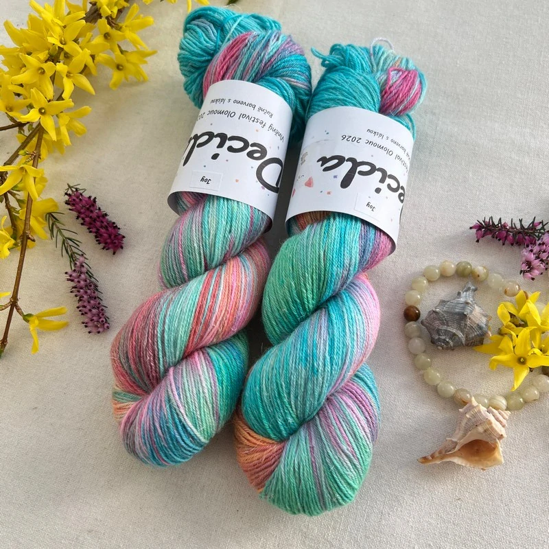 "Joy" 60% merino 20% hedvábí 20% len 400m 