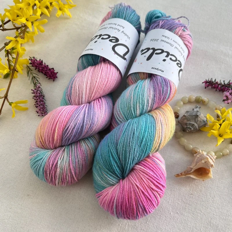 "Mariposa" 75% merino 25% hedvábí 400m 
