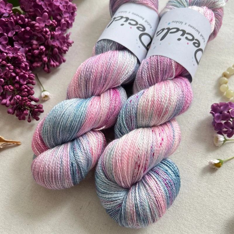 "Velora" merino/hedvábí 50/50 600m