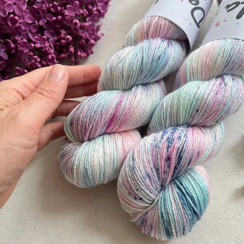 "Pastel Echo" - merino sw/hedvábí 50/50 400m