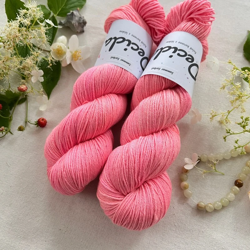 "Summer Sorbet" 75% merino 25% hedvábí 400m