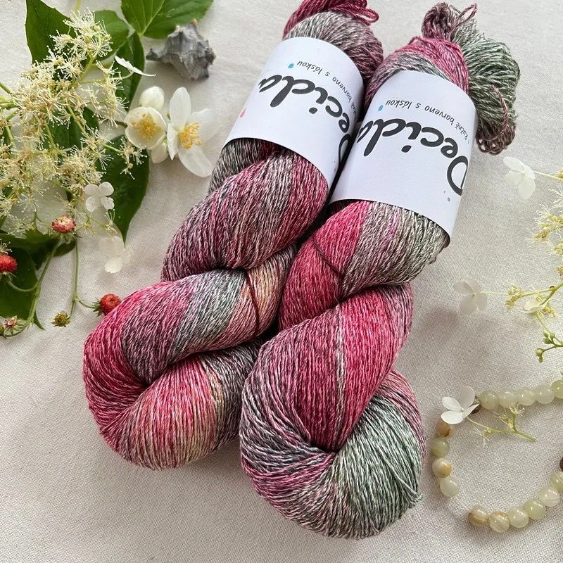 "Rosewood Trail" - 53% bambusová viskóza 47% buretové hedvábí 460m/100g
