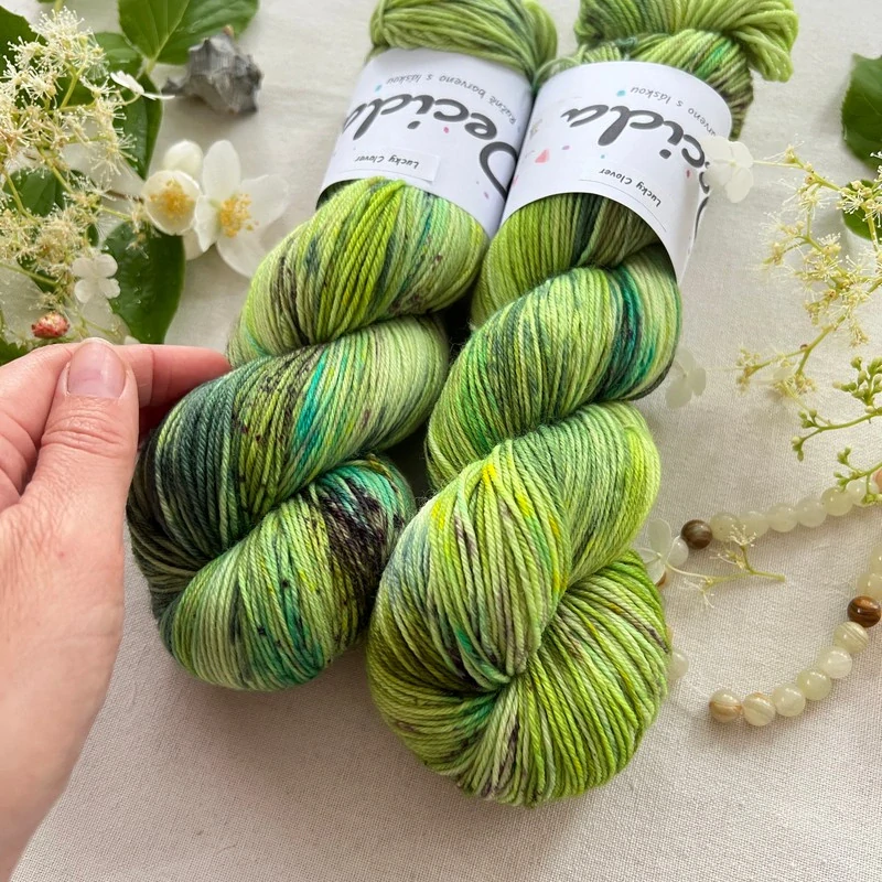 "Lucky Clover" EXTRA Merino sw/polyamid 400m/100g
