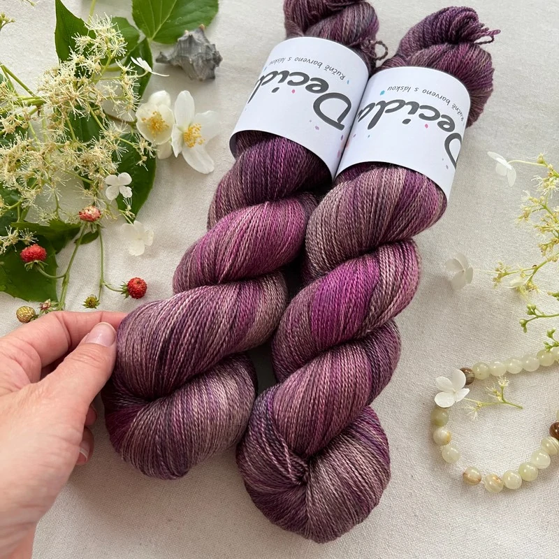 "Duskwood" merino/hedvábí 50/50 800m