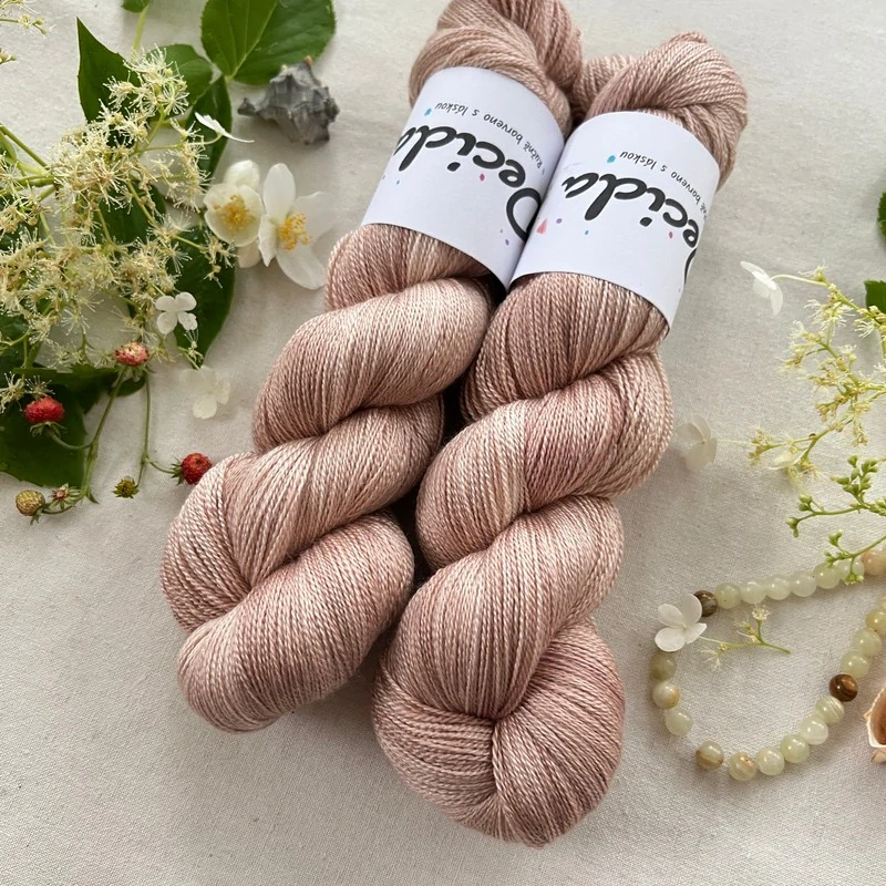 "Champagne" merino/hedvábí 50/50 800m