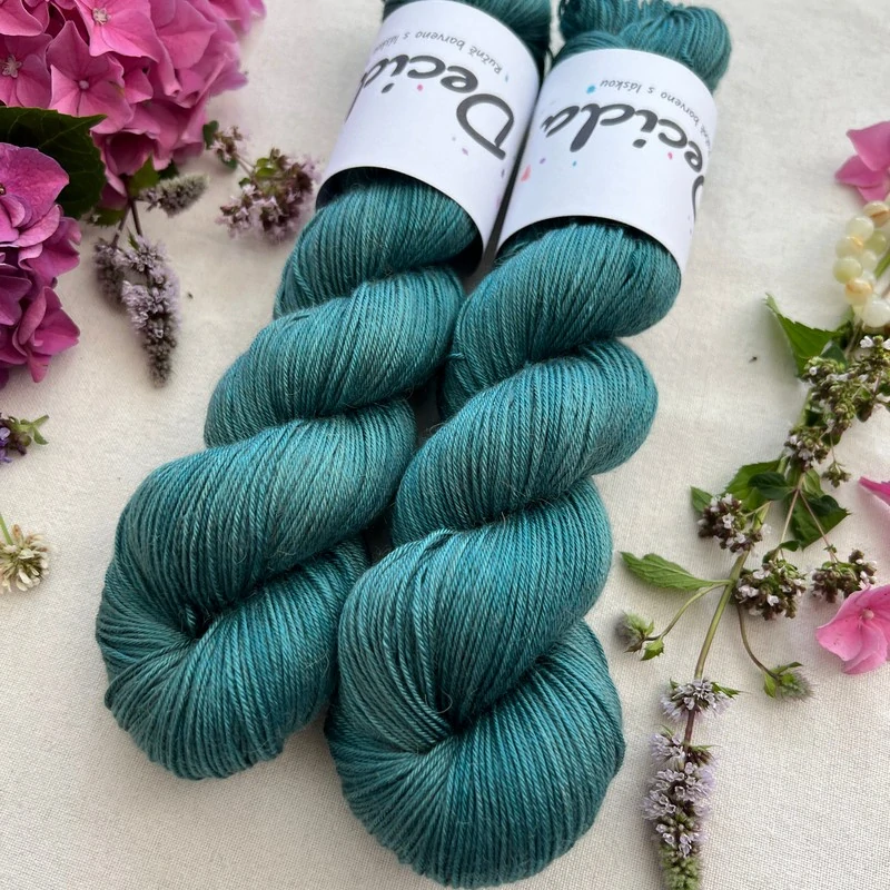 "Persian Teal" - velbloud/hedvábí 50/50 400m