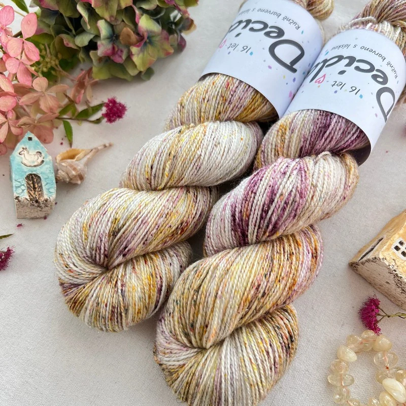 "Koření 16" - merino sw/nylon/Bronze stellina 400m