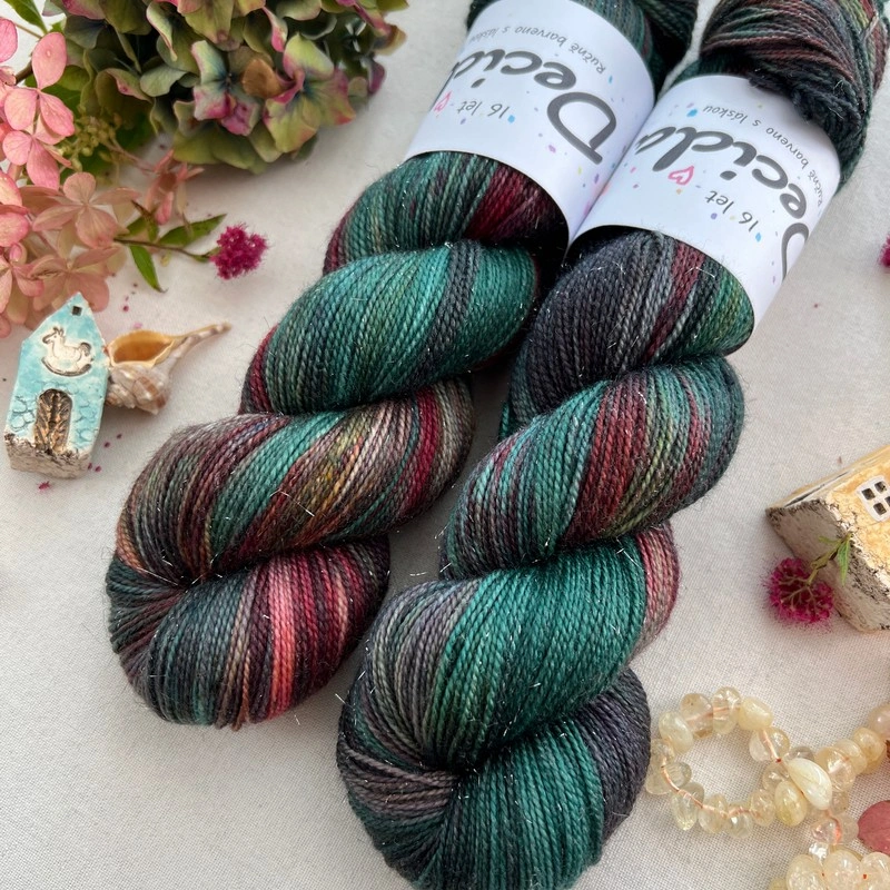 "Ebra 16" - merino sw/nylon/Bronze stellina 400m