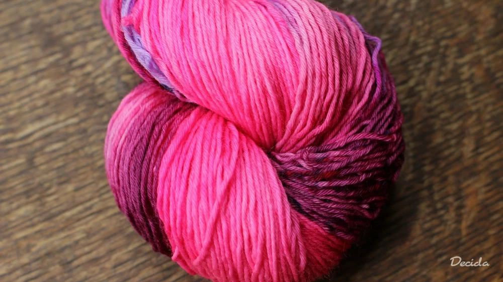 "Hot pink purple"  extra MERINO se sw 3mm