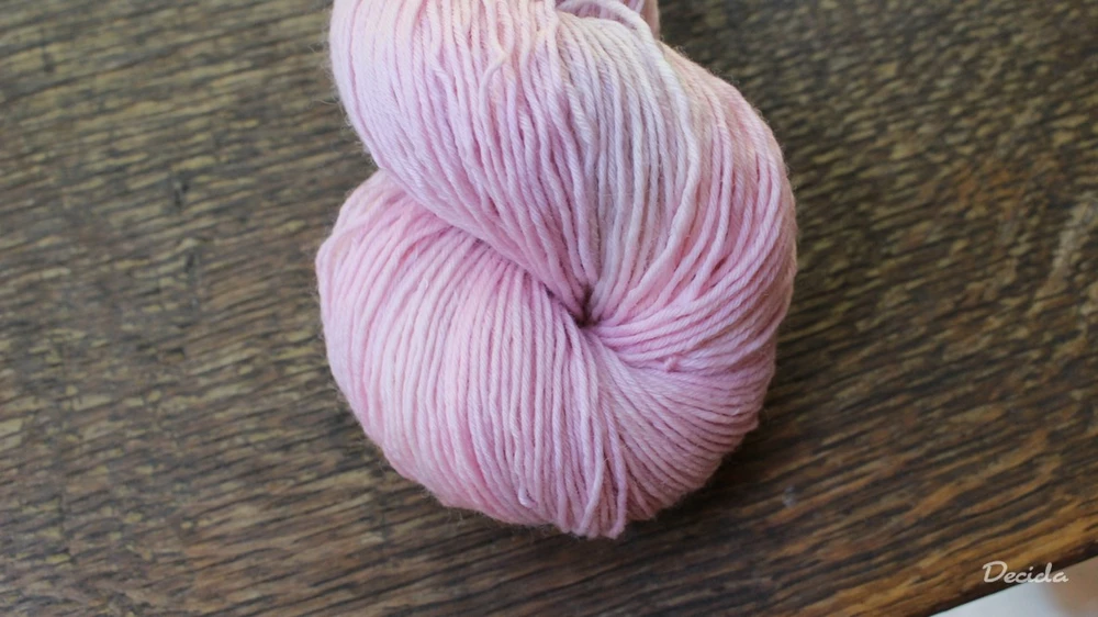 "Růžový vánek"  extra MERINO se sw 3mm