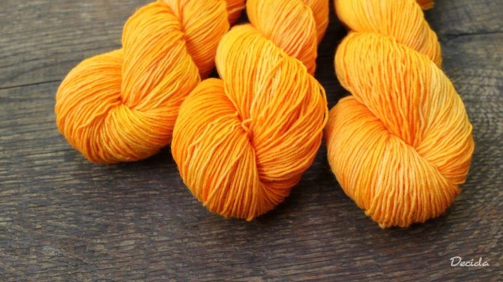 "Šťavnatá mandarinka"  extra MERINO se sw 3mm