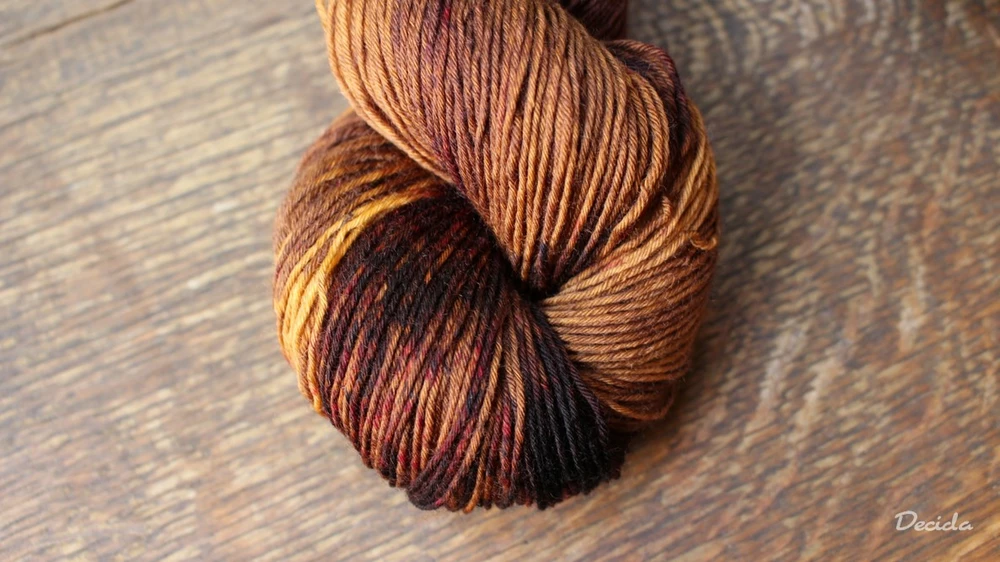 "Čokoláda s višněmi 7"  extra MERINO se sw 3mm