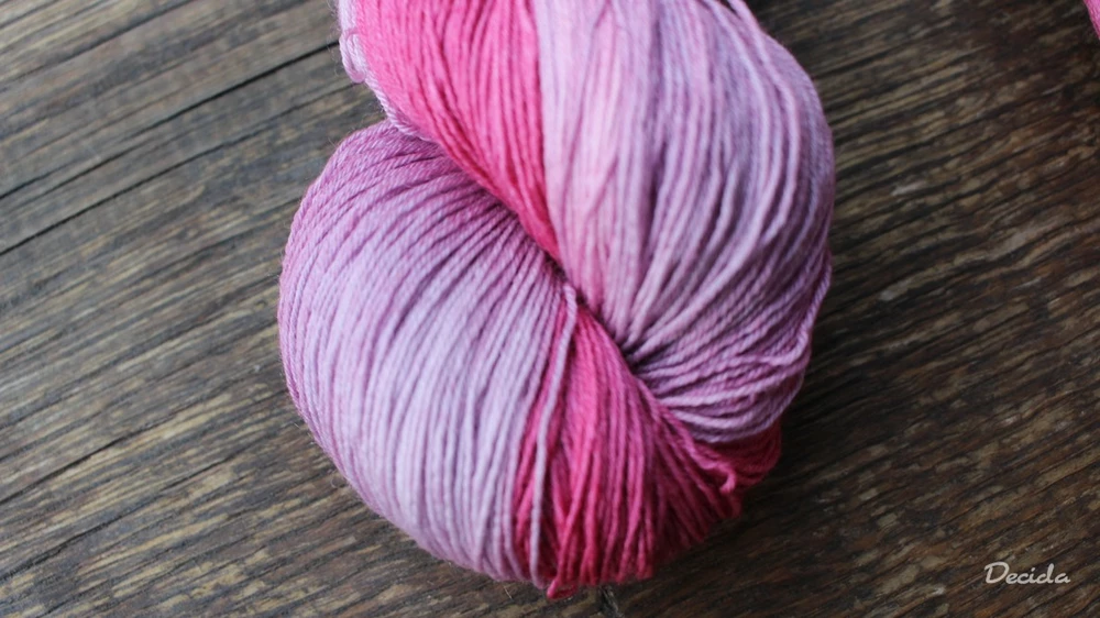 "Kvítky" Merino/hedvábí 2mm