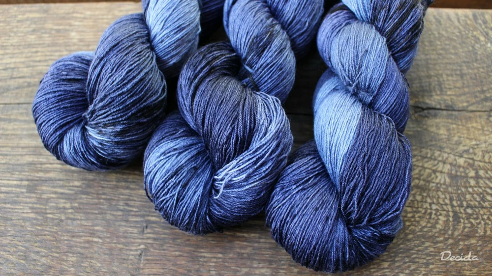 "Navy"  Merino/hedvábí 2mm