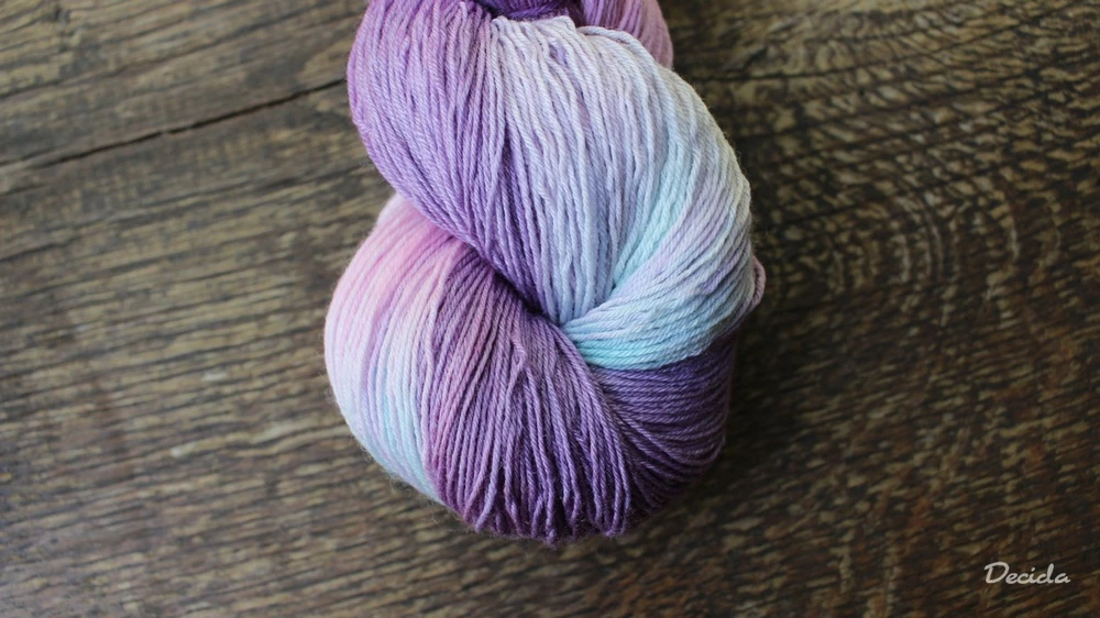 "Bub bubble" Merino/hedvábí 2mm