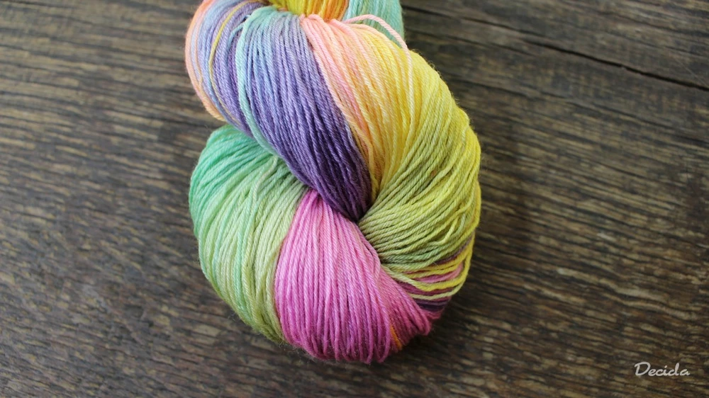 "Pastel"  Merino/hedvábí 2mm