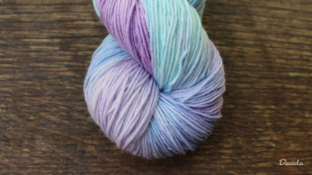 "Pomněnky - světlejší" extra MERINO se sw 3mm