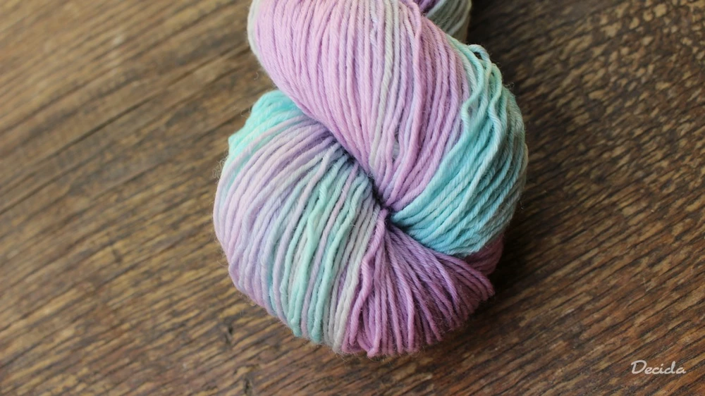 "Pomněnky s šedou"  extra MERINO se sw 3mm