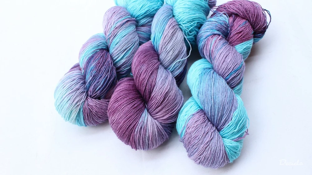 "Pomněnková"  Merino/hedvábí 2mm