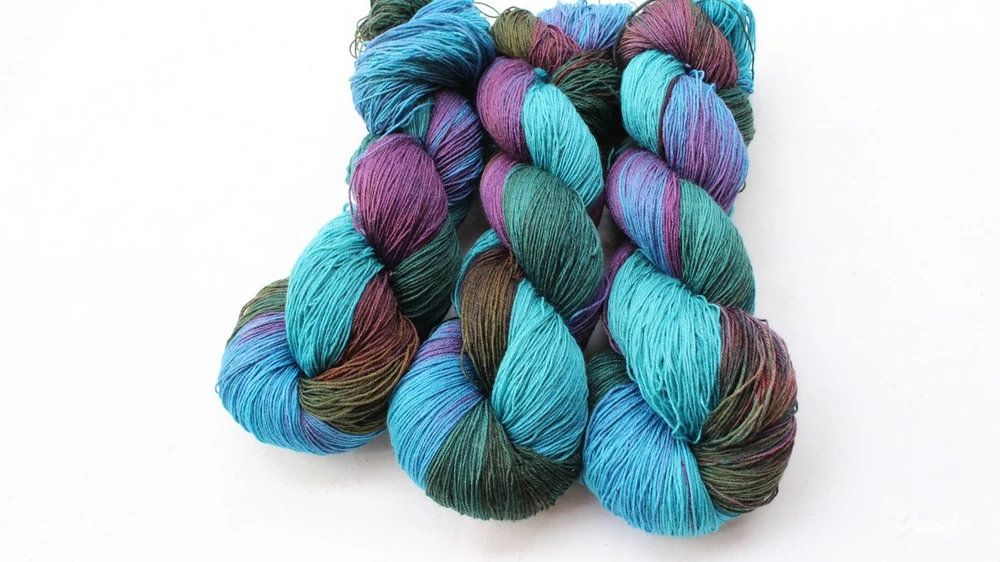 "Jedním dechem"  Merino/hedvábí 2mm