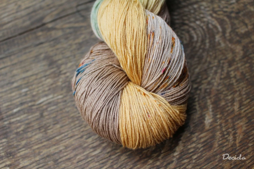 "Ševelení"  Merino/hedvábí 2mm