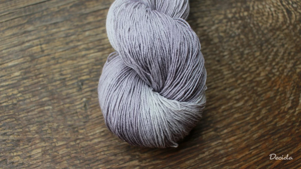 "Šedá"  Merino/hedvábí 2mm