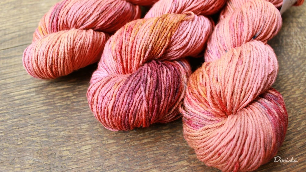 "Rozinky" Merino/hedvábí 4mm