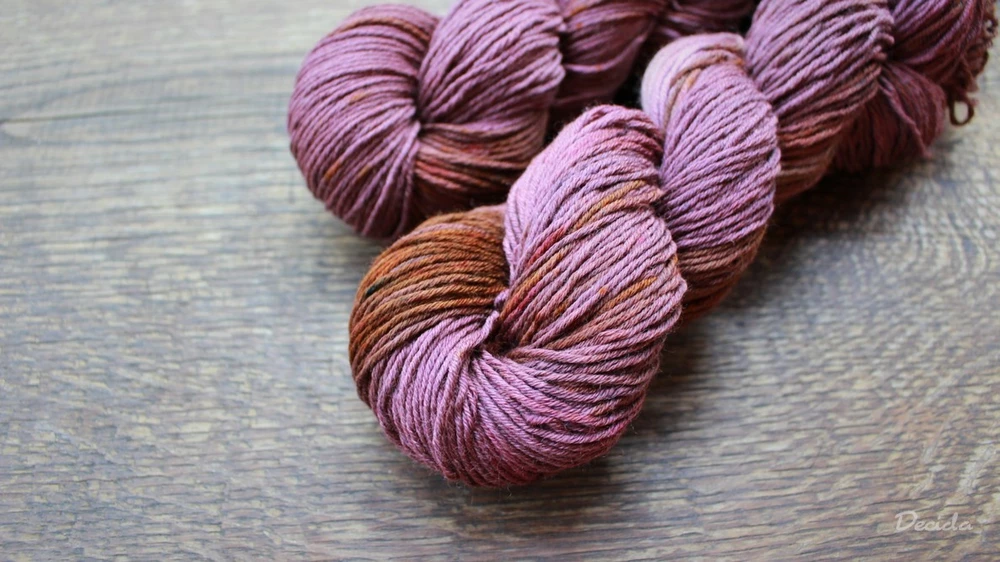 "Vine grapes" Merino/hedvábí 4mm 