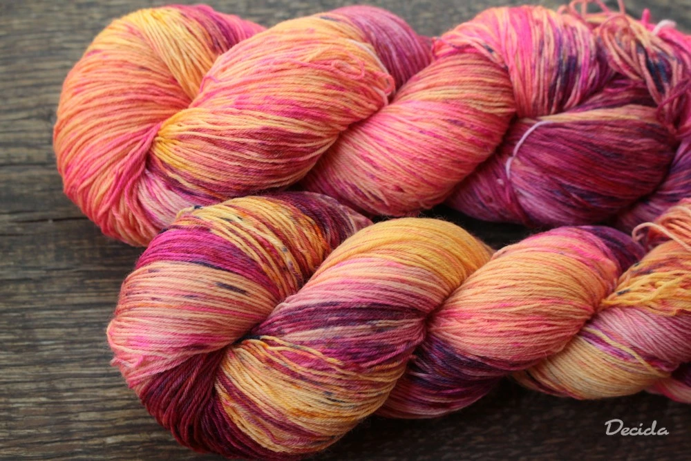 "Šťavnatá neonka" extra MERINO se sw 2mm (680m)