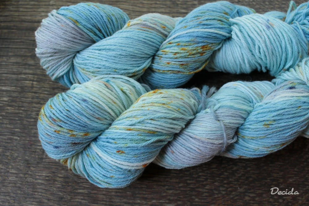 "Mořská bárka" Merino/hedvábí 4mm 