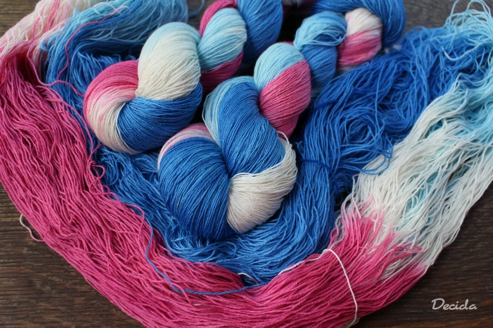 "Greek paradise" merino/hedvábí 2mm