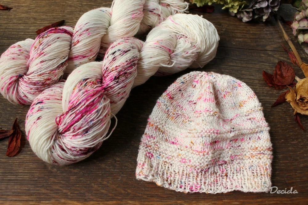 "Koření hot pink" extra MERINO se sw 3mm