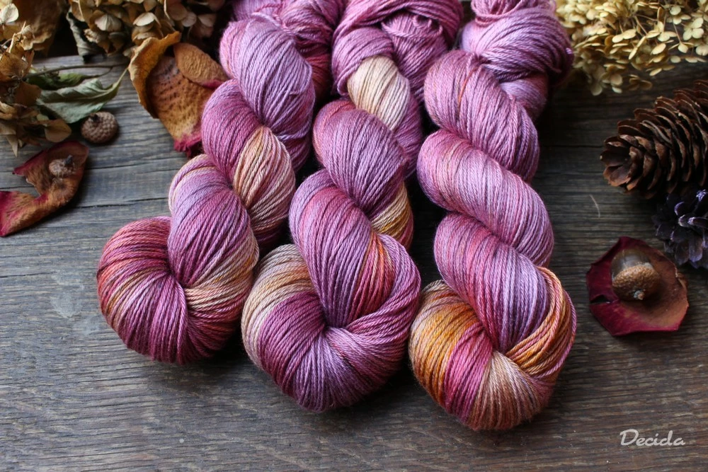 "Poupátko" - merino/hedvábí 50/50 