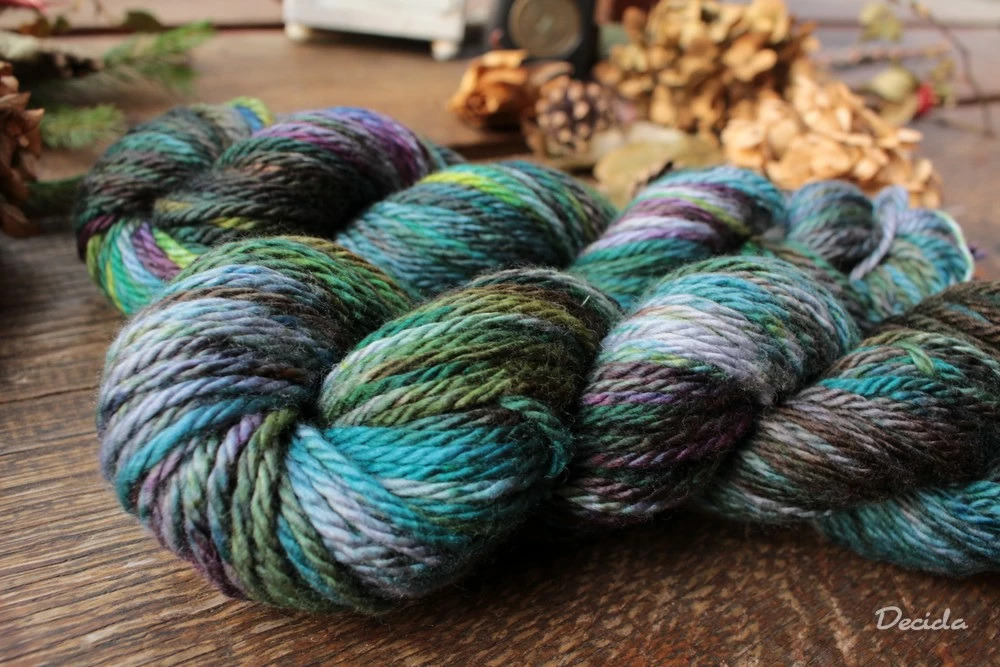 "Řeka" Chunky merino sw 100m/100g