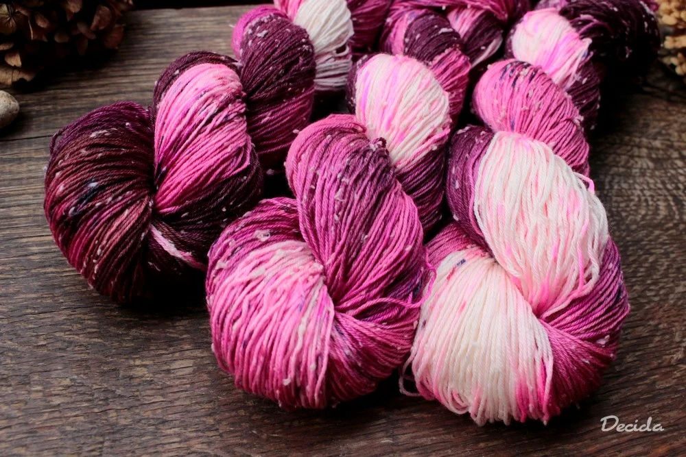 "Pinkí Isla" - merino s nopky 400m