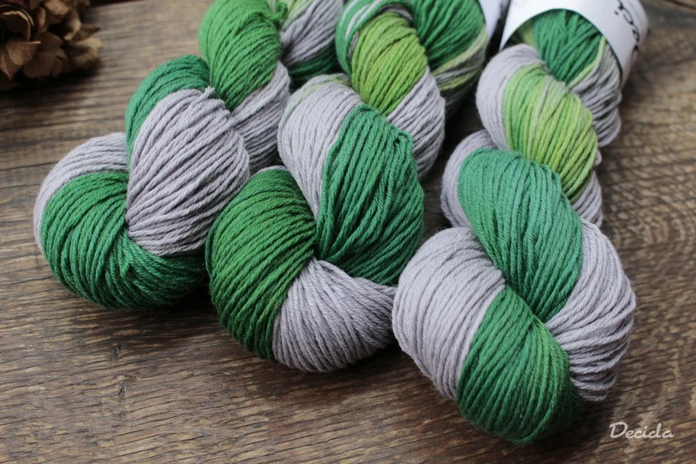 "Grinch" Merino/hedvábí 4mm 