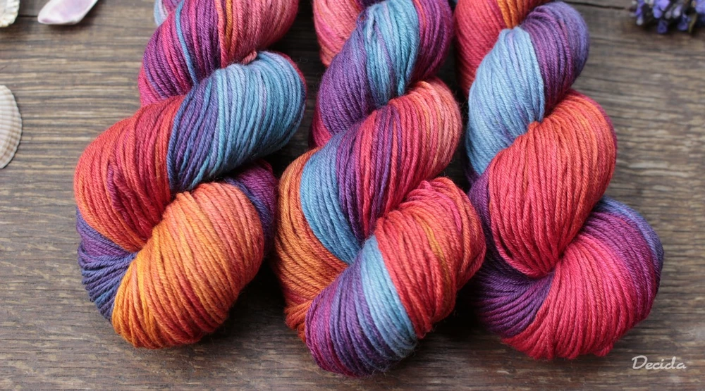 "Florencia" Merino/hedvábí 4mm 