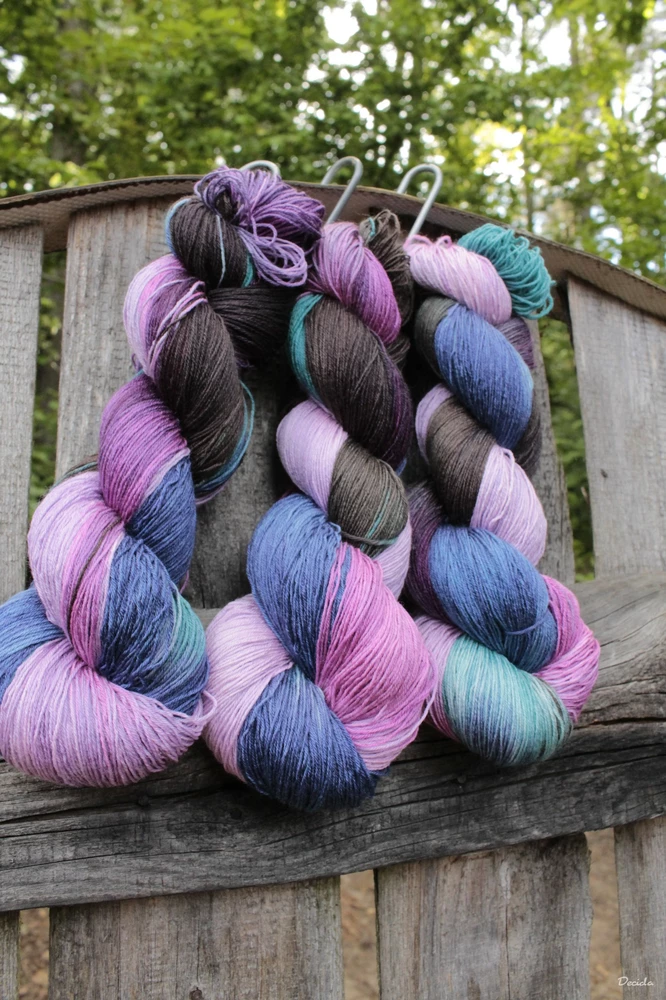 "Hermana de mi alma" merino/hedvábí 2mm