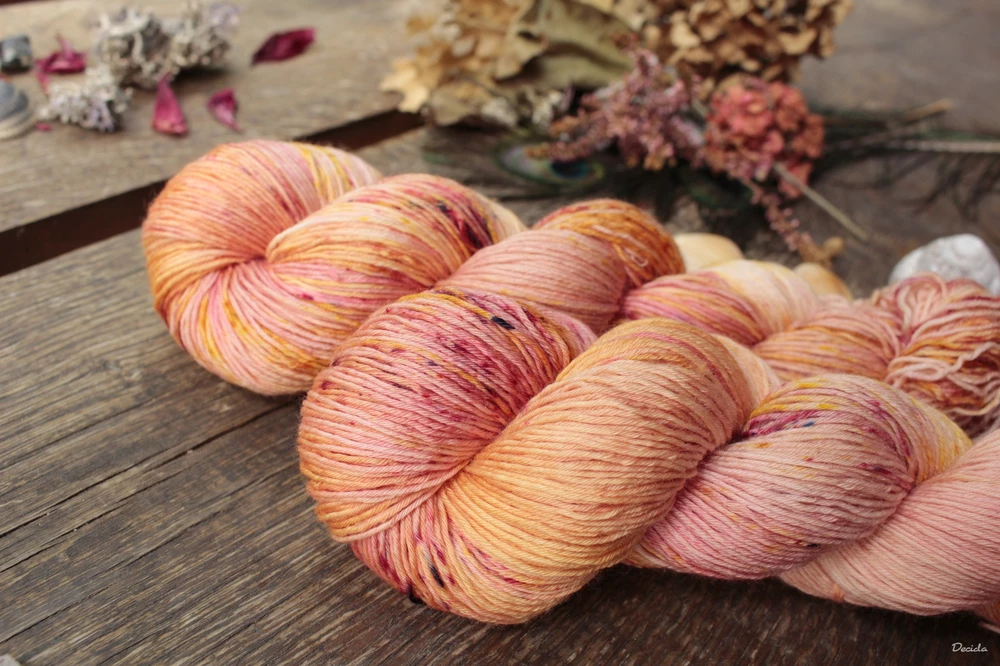 "Sladké broskve" -  extra MERINO se sw 3mm