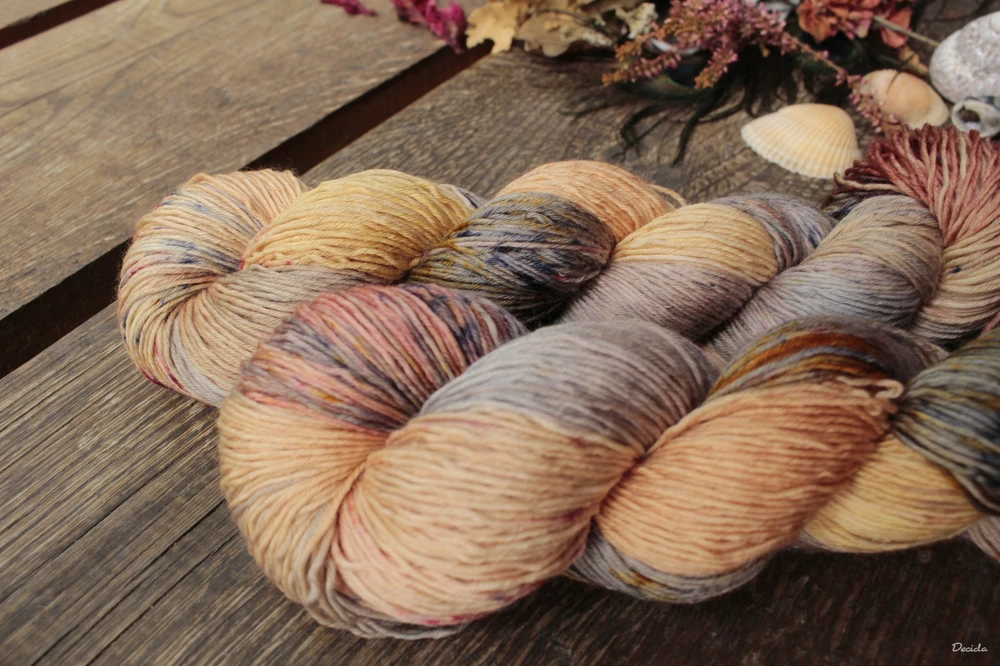 "Mučenka 2 - tmavší" -  extra MERINO se sw 3mm