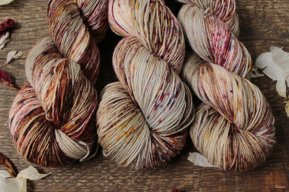 "Koření" - 70%merino/10%kašmír/20%hedvábí
