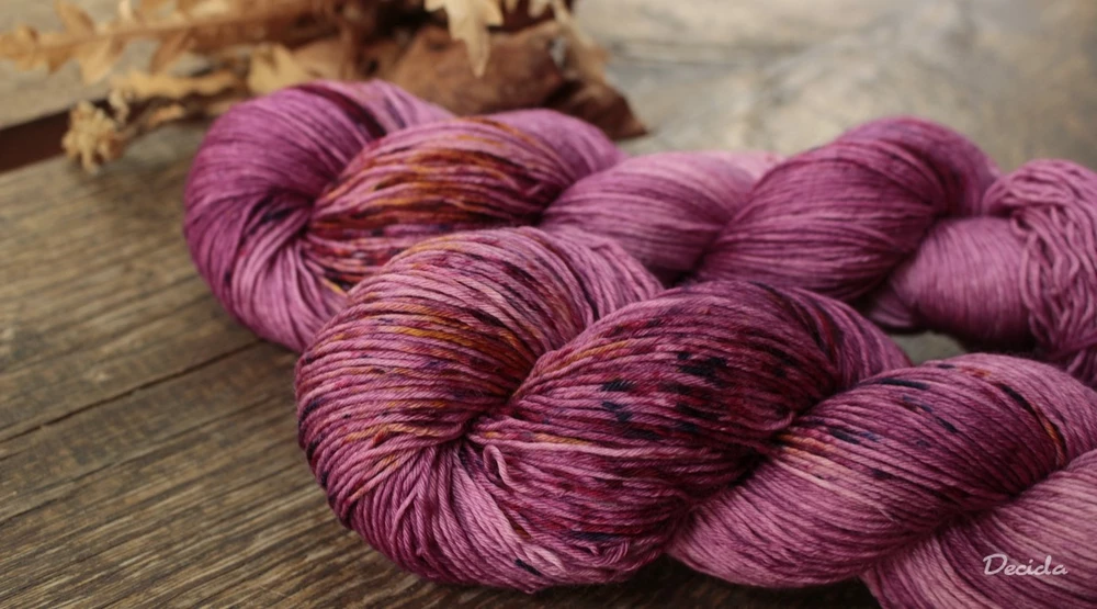 "Tmavé lesní plody" -  extra MERINO se sw 3mm