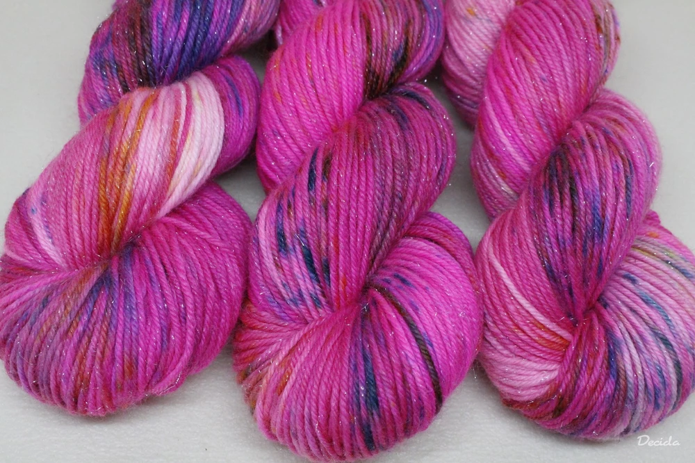 "Power pink" - merino SILVER 210m