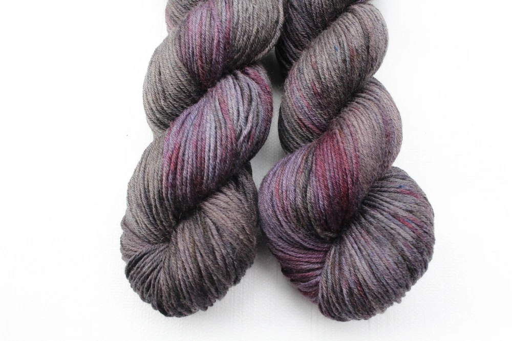 "Dark berries" Merino/hedvábí 4mm