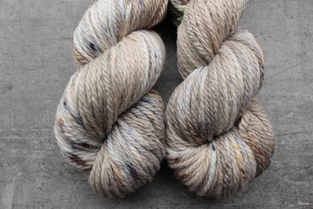 "White coffee" Chunky merino sw 100m/100g