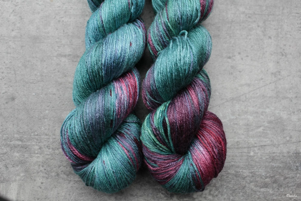 "Christmas tree" merino/hedvábí 50/50 