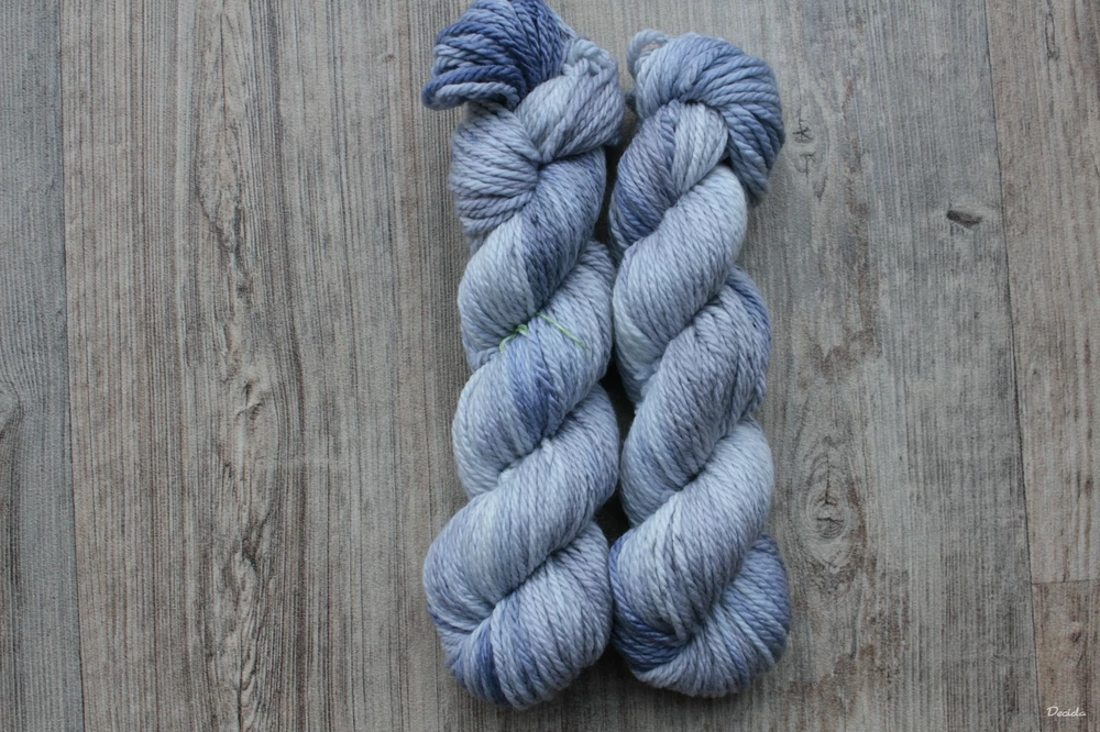 "šedá" Chunky merino sw 100m/100g